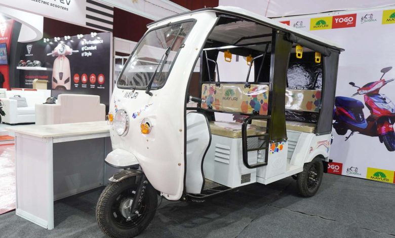 Srujan Karampuri inaugurated the 12th edition of the Two Day Electric Vehicles Expo kicked off at Hitex