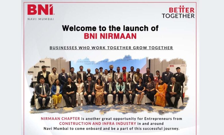 Another Successful Chapter launch by BNI Navi Mumbai.